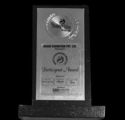 Participant Tropy Award by Aakar Exhibition Pvt. Ltd - Mehndi by Jayshree Ahmedabad