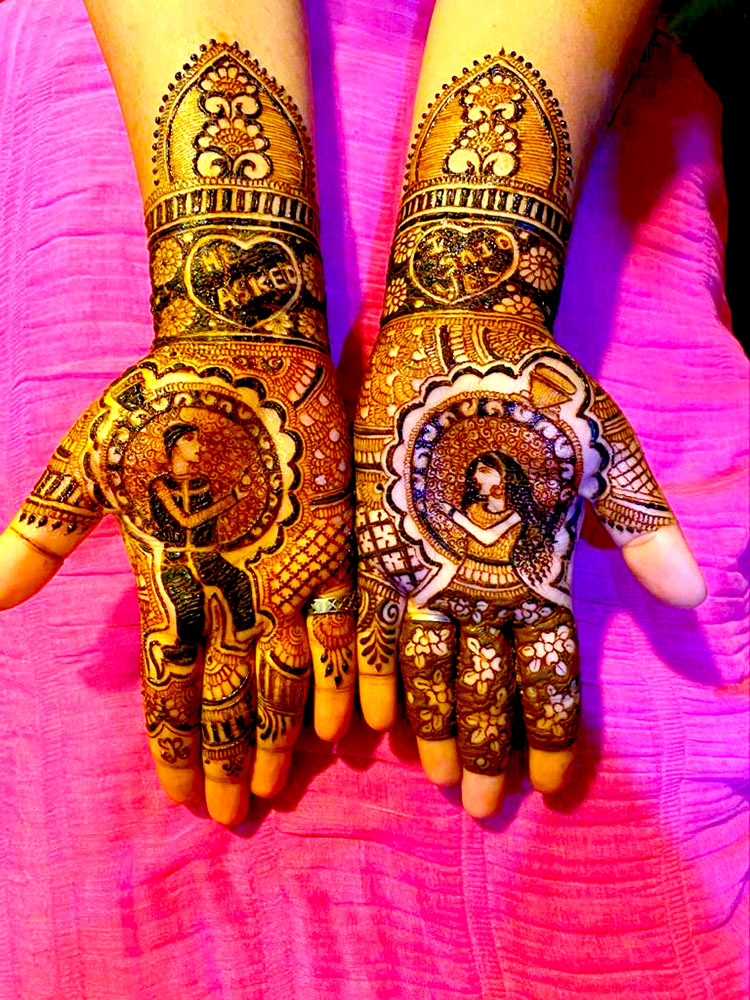 31 dainty engagement mehndi designs for bride – Artofit