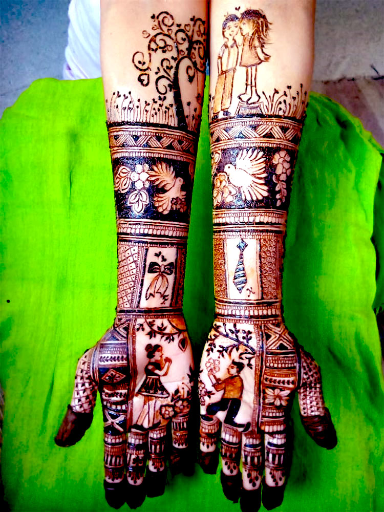 Engagement Mehndi Design - 36 | Mehndi artist in San Diego w… | Flickr