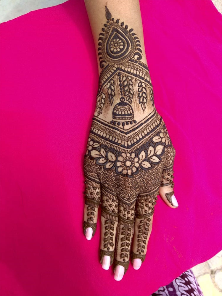 easy flower rose mehndi design Images • MUSKAAN sidd (@muskaan9322) on  ShareChat